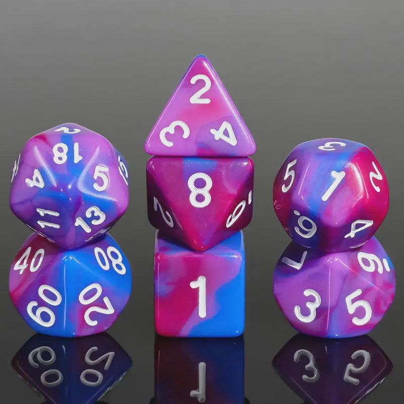 &quot;Synthwave&quot; Dice Set