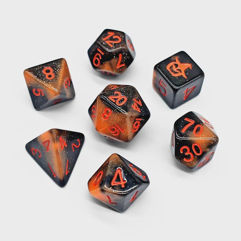 &quot;Pumpkin Sabbath&quot; Dice Set