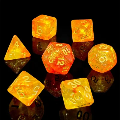 Seven (7) dice sets