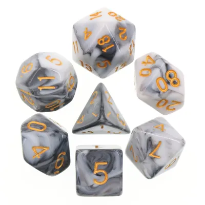Seven (7) dice sets