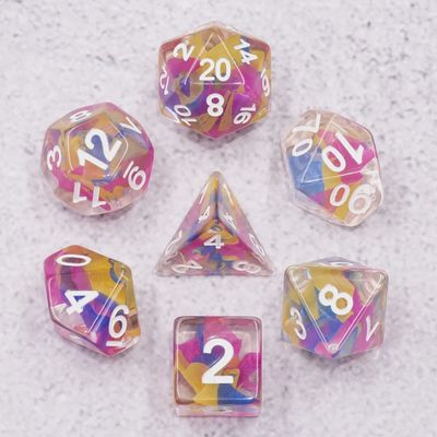 7-Piece Polyhedral Dice Set: Wild Magic Surge