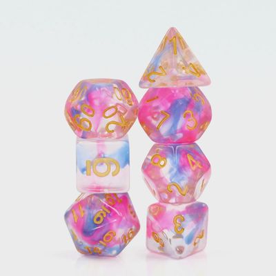 7-Piece Polyhedral Dice Set: Nebula