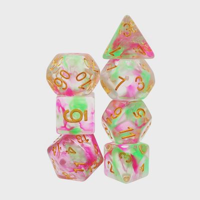 7-Piece Polyhedral Dice Set: Triangulum Galaxy