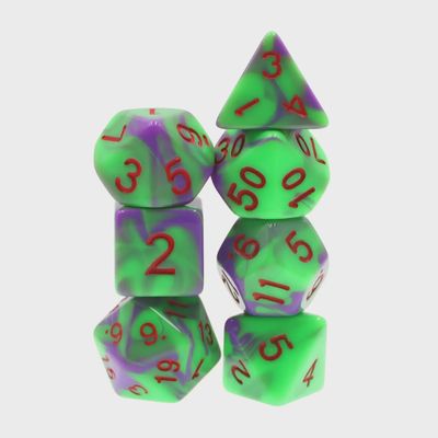 7-Piece Polyhedral Dice Set: Maniacal Laugh