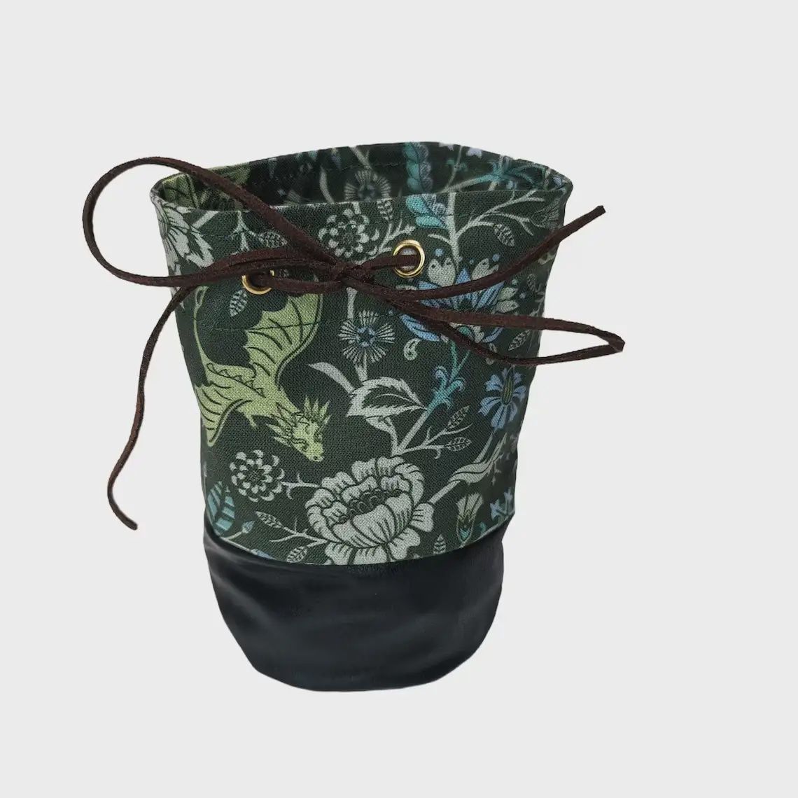Dice Bag "Green Dahlia Dragon", Grandeur: Mini Sac