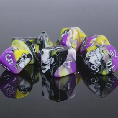 7-Piece Polyhedral Dice Set: Spectre of Identity