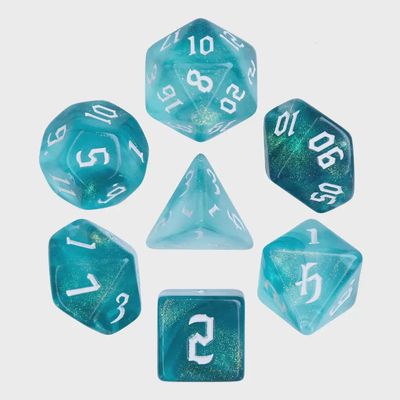 7-Piece Polyhedral Dice Set: Water Breathing Potion