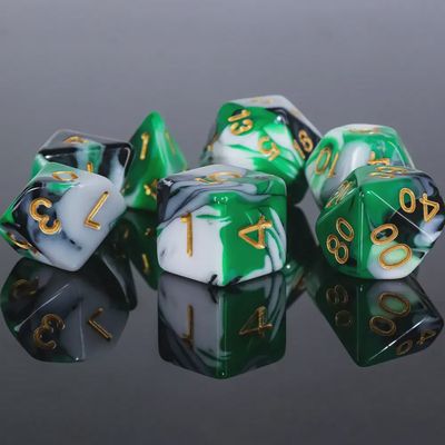 7-Piece Polyhedral Dice Set: Loki's Favor