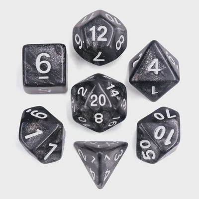 7-Piece Polyhedral Dice Set: Stardust