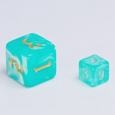 7-Piece Mini Polyhedral Dice Set: Little Mermaid