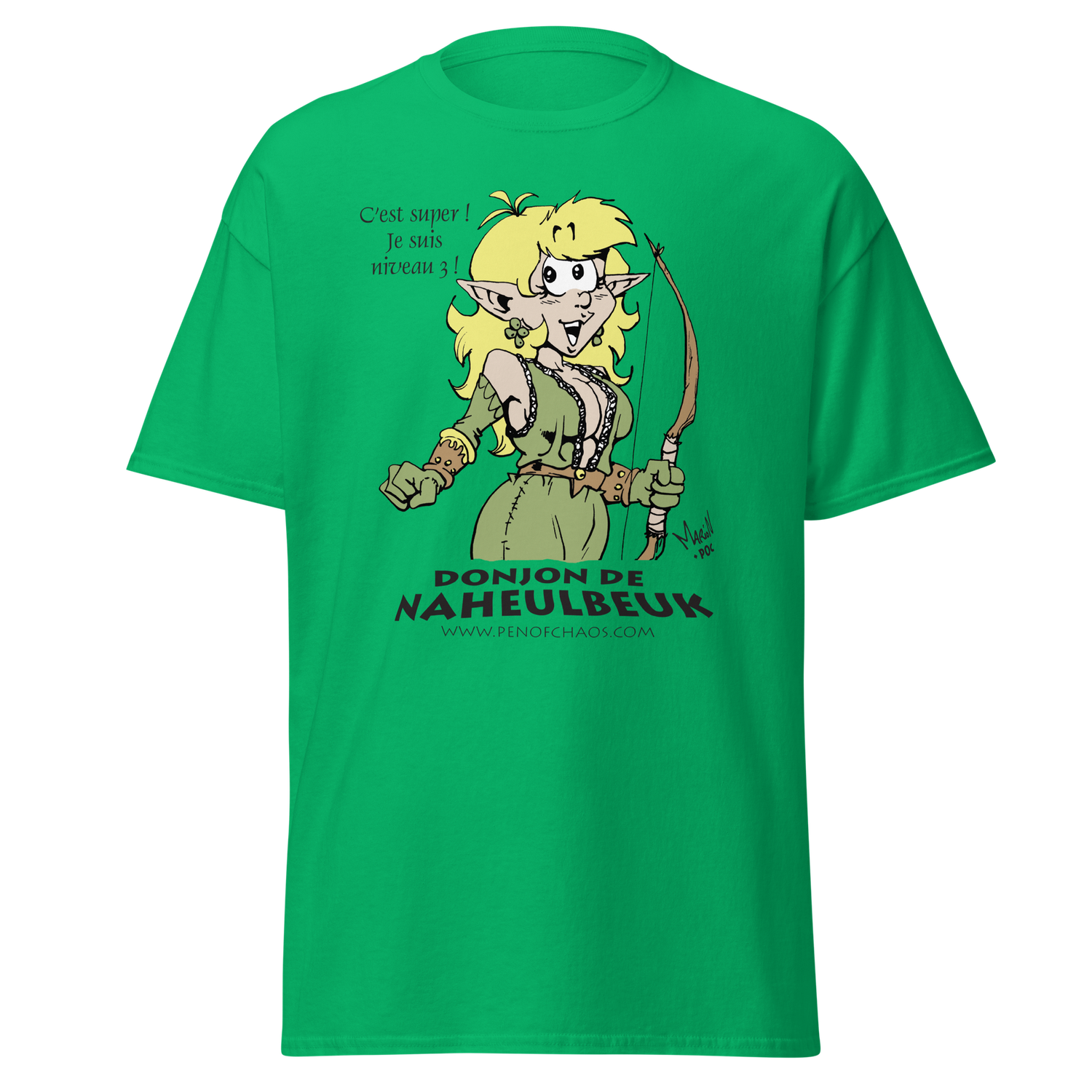 Naheulbeuk Dungeon: Level 3 Elf T-Shirt