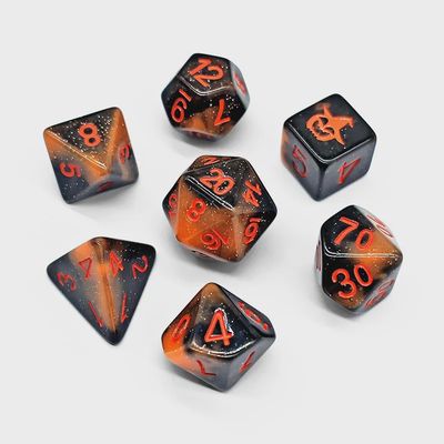 "Pumpkin Sabbath" Dice Set