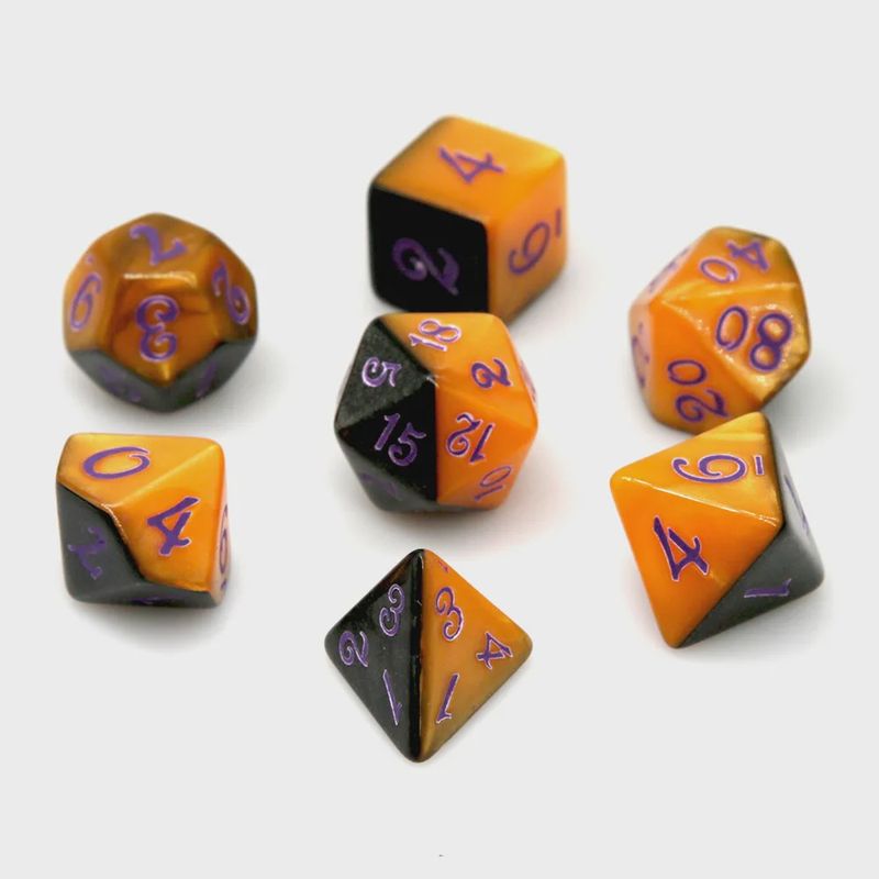 Set of "Trick or Treat" dice