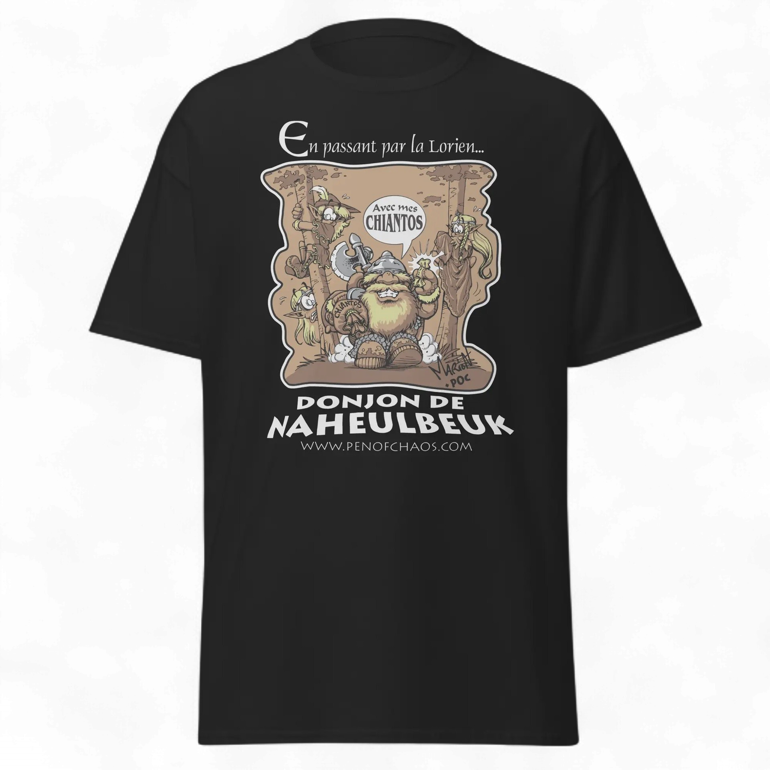 Donjon de Naheulbeuk : T-Shirt Nain Chiantos