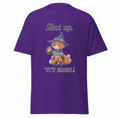 T-Shirt Kitsune Wizard : Shut up, it’s magic !