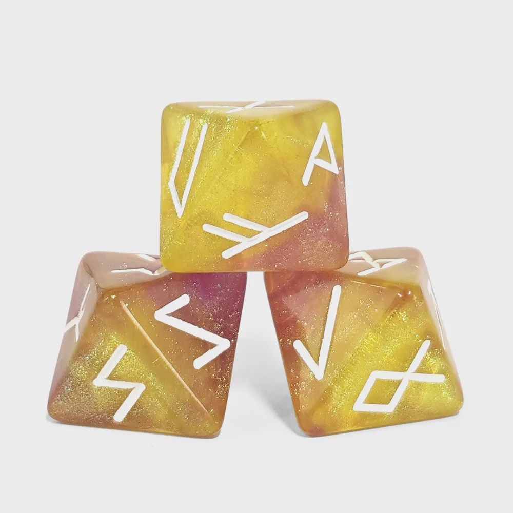 Runic Dice Set: Freyja's Tears
