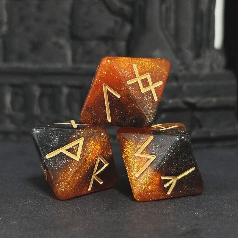 Runic Dice Set: Forges of Nidavellir
