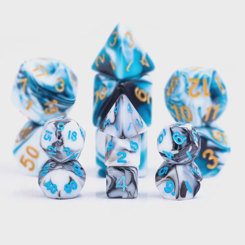 7-Piece Mini Polyhedral Dice Set: Arcane Source