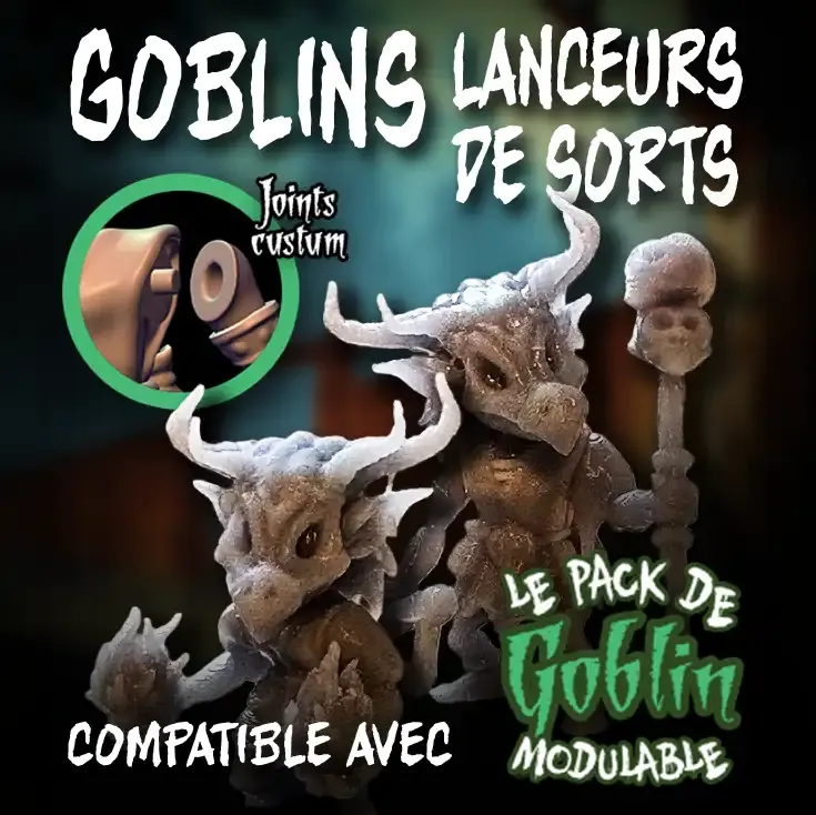 Goblin Spellcasters – Modular Miniatures Kit (28mm)