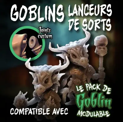 Goblin Spellcasters – Modular Miniatures Kit (28mm)