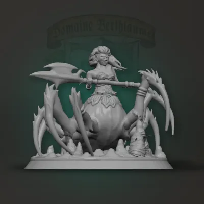 La Grande Prêtresse – Figurine Drider 28mm