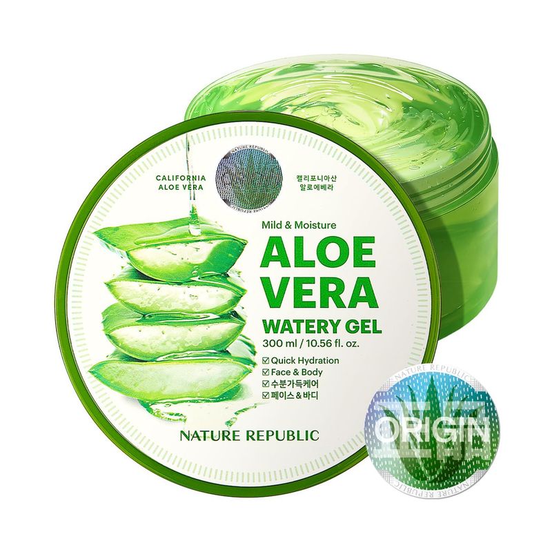 ALOE NATURE’S MIRACLE MOISTURIZER AND REFRESHING SOOTHING GEL