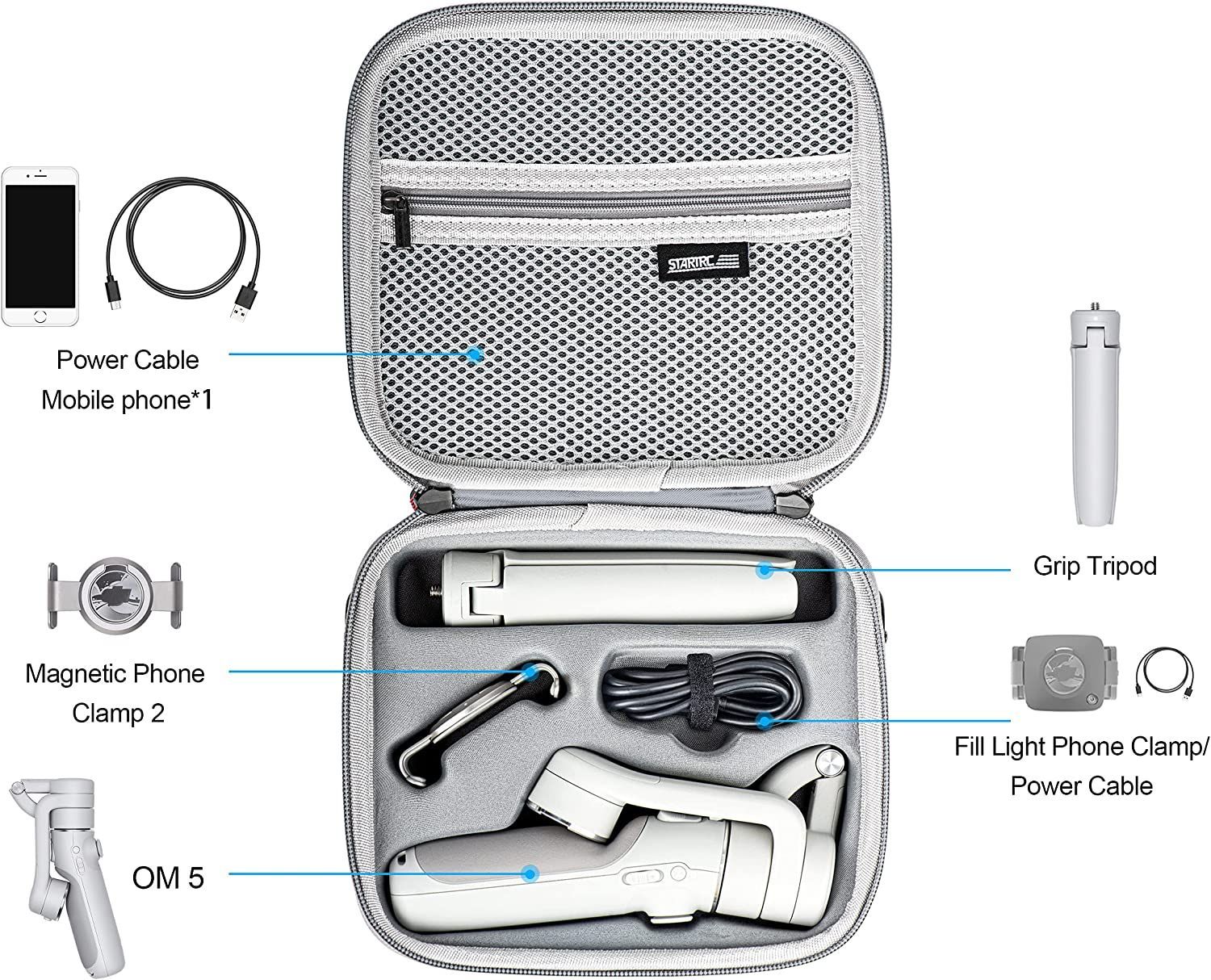 The Best Smartphone Gimbal, The Best Smartphone Gimbal: Complete kit (Gibal, Case PRO + Light)