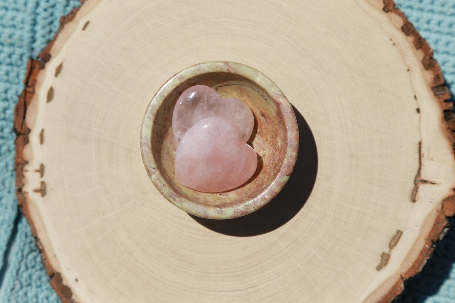 Rose Quartz Heart