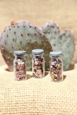 Tube of Tourmaline Stones