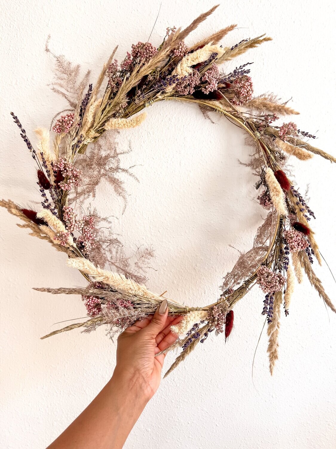 'Lavender Bliss' Dried Floral Wreath