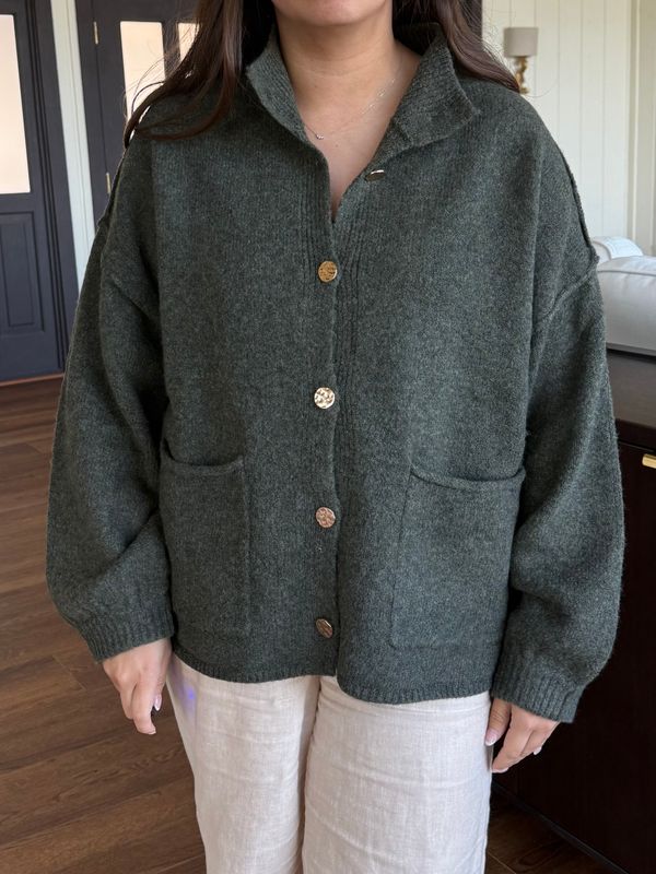 Bickley Mock Neck Knit Cardigan