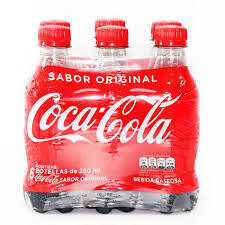 Six pack coca cola x 250