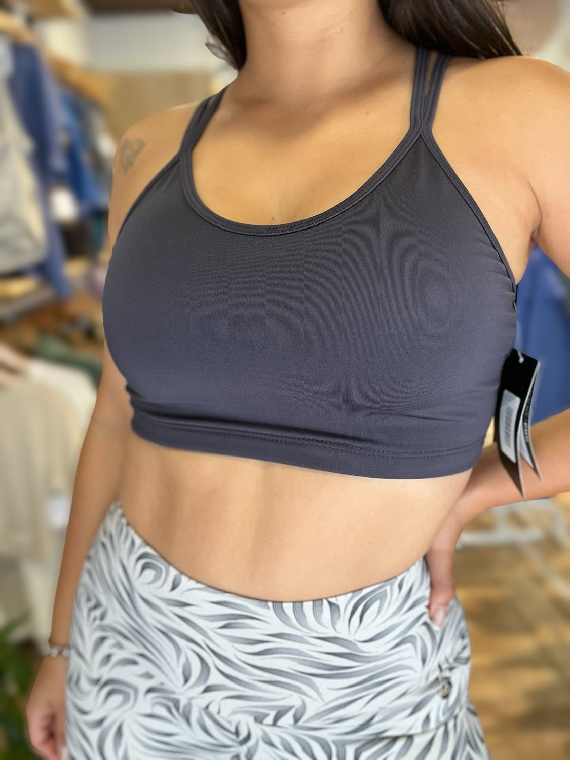 Top Daphne gris  topo