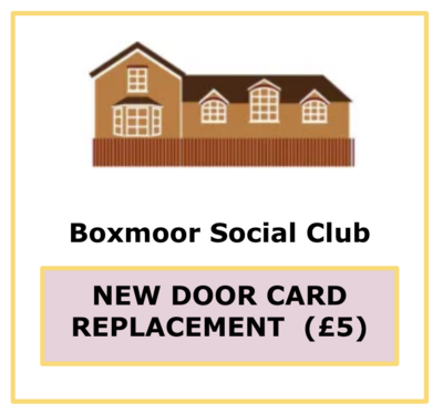 Replacement Door Card