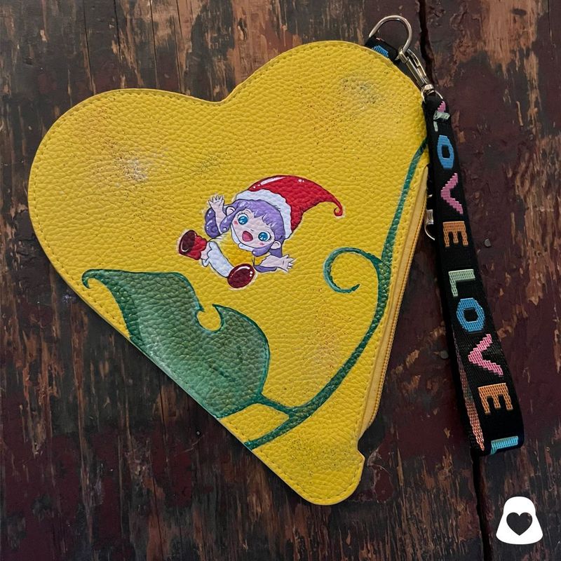 Borsa a forma di cuore soggetto "Memole"