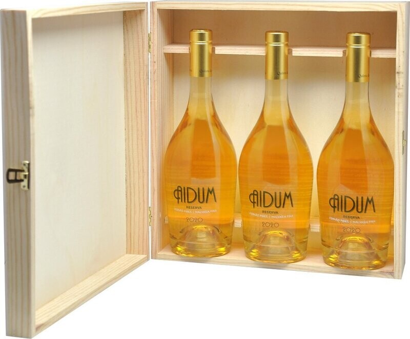 VINHO "AIDUM" RESERVA BRANCO 2020 C/ CAIXA DE 3 UN.
