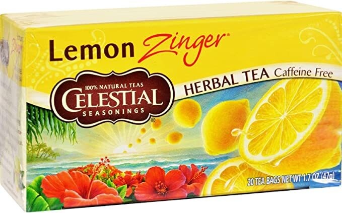 CELESTIAL SEASONINGS HERB Tea,Lemon Zinger, 20 Bag