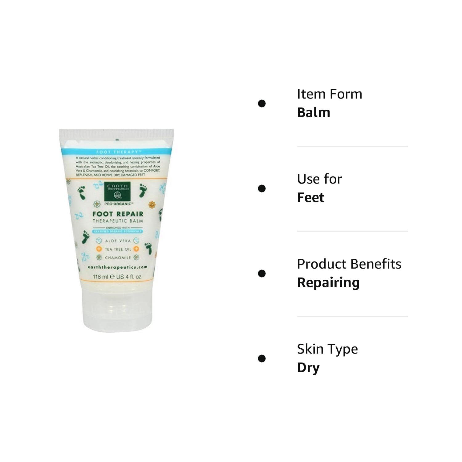 Earth Therapeutics Repairing Foot Balm (Pack of 2)