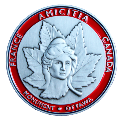 Amicitia France-Canada Commemorative Coin