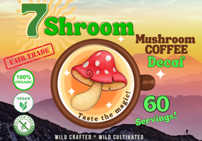 DECAF Organic Coffee w/ 7 Superfood Mushrooms
