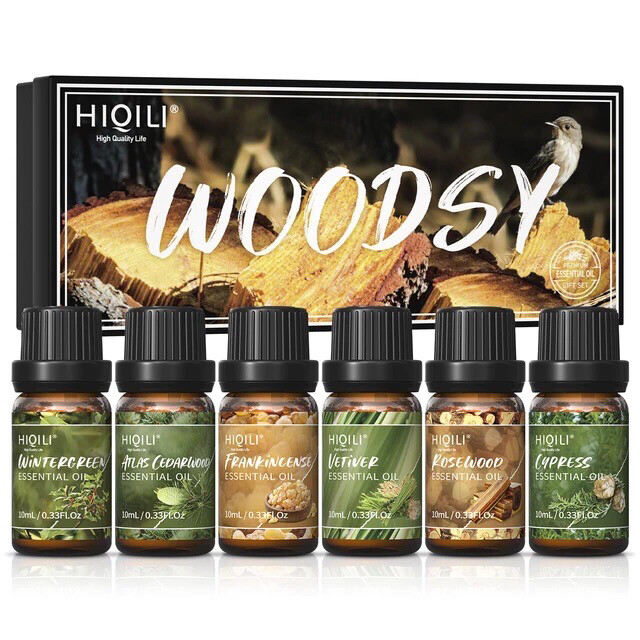 HIQILI Fragrance Oils Set-Woodsy Theme.