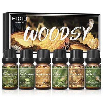 HIQILI Fragrance Oils Set-Woodsy Theme.