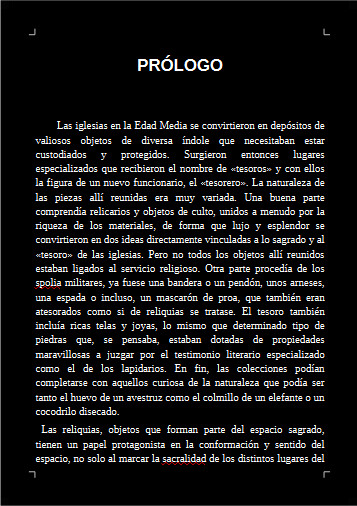 Santas Reliquias (Ensayo literario en PDF de 170 páginas)