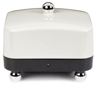 White lid/Black Base - PerfectButter® Alfille Electric Temperature Controlled Butter Dish