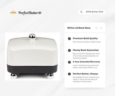 White lid/Black Base - Order now for dispatch week 1 of September