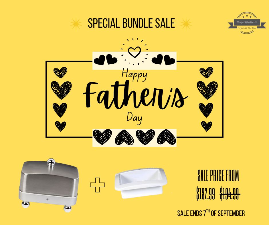 Father&#39;s Day Bundle - Butter Dish and Spare Insert - Limited Time