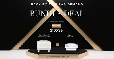 Butter Dish and Spare Insert Bundle