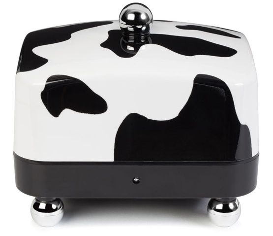 Refurbished - Moo Moo Cow Black Base - Electric Butter Dish