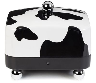 Refurbished - Moo Moo Cow Black Base - Electric Butter Dish