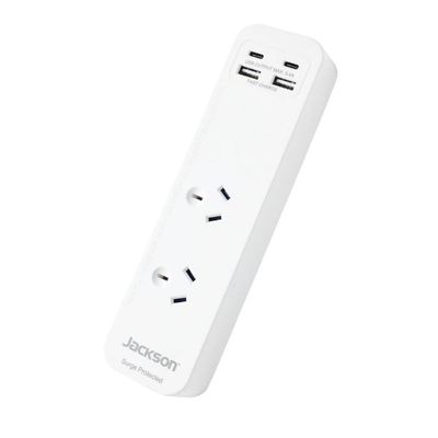 Jackson 2-Way Surge Protected Powerboard